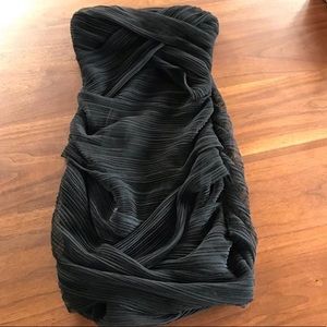 Black Bandage Aqua Dress